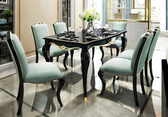 Royal and Comfy European Style Wooden Dining Table Set