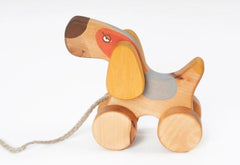 Cute Wooden Dog Toy For Kids