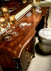 Luxury Antique Style Hand Carving Dressing Table
