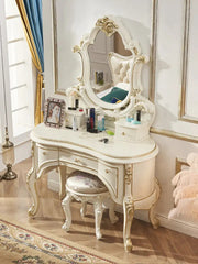 Luxury Modern Bespoke Style Carving Dressing Table