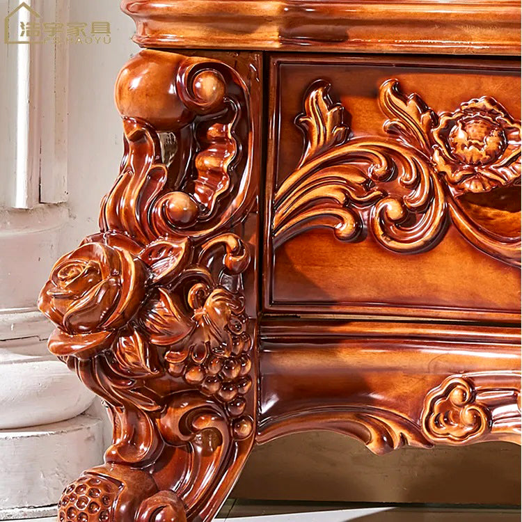 Royal Heavy Hand Carving TV Cabinet
