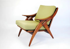 Modern Style Unique Wooden Arm Chair