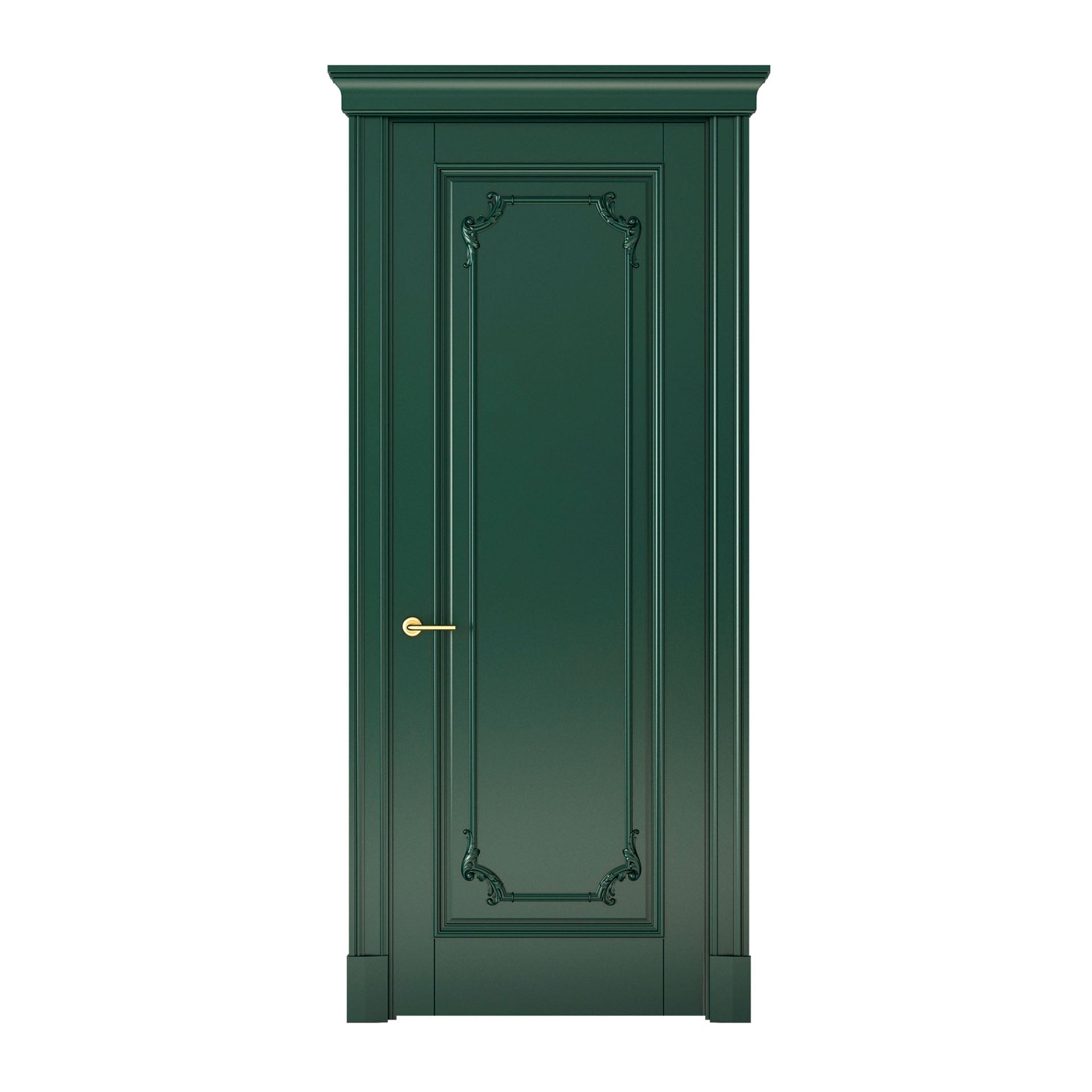 Minimalist Design Teak Wood Hand Carved Door
