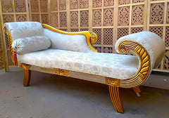 Modern Style Luxury Teakwood Chaise Lounge