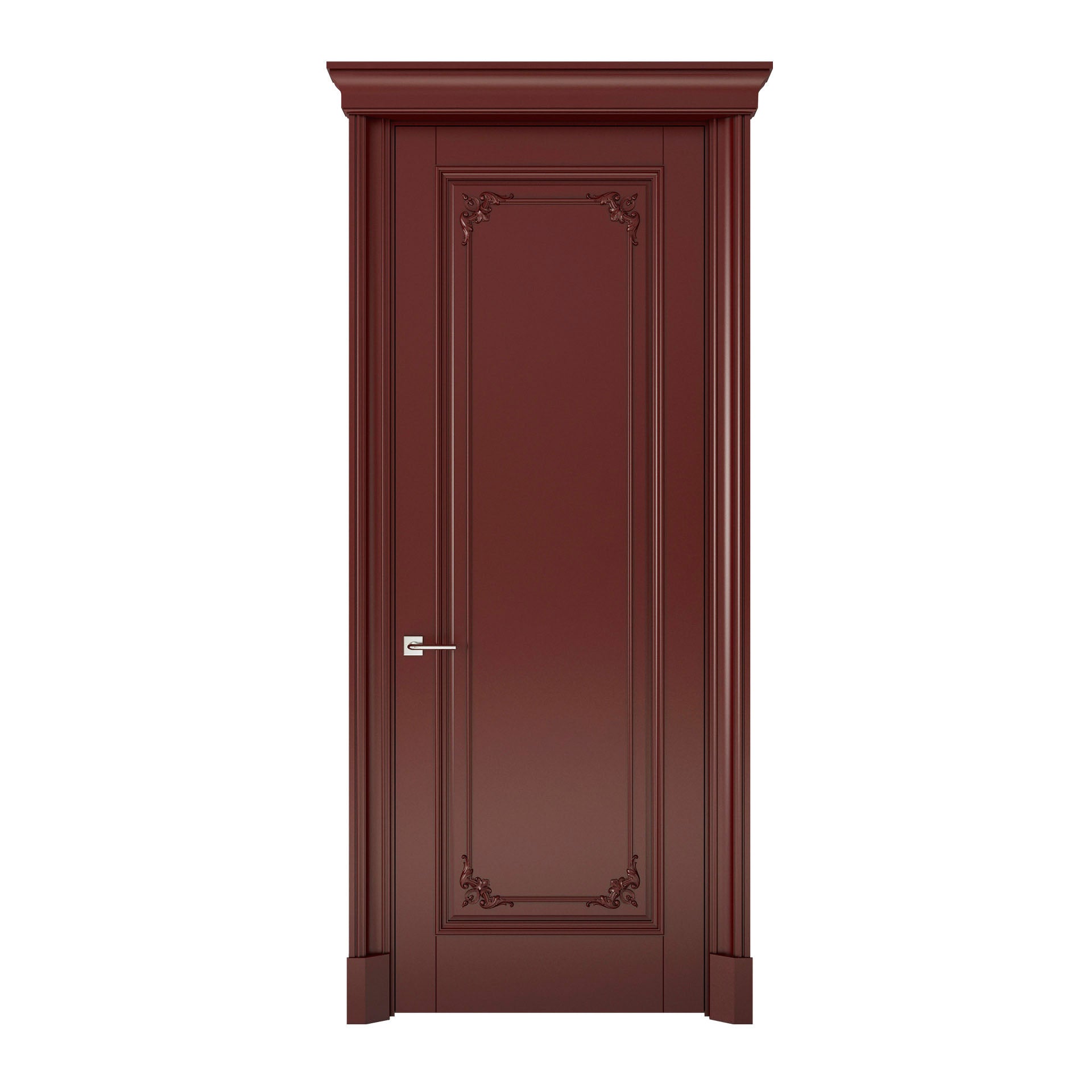 Elegant European Style Teak Wood Door