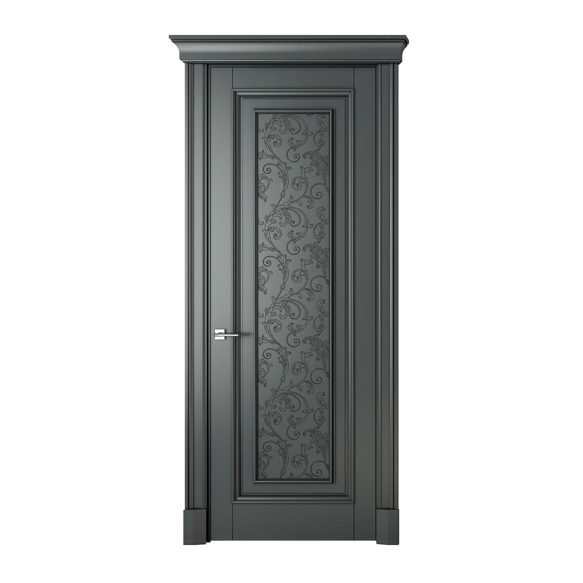 Royal European Textured Teak Wood Door