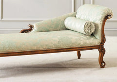 Luxury and Hand Crafted Wooden Chaise Lounge