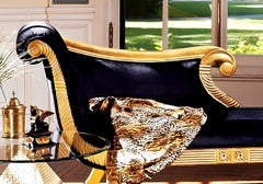 Royal and Premium Wood Made Luxury Toscano Chaise Lounge