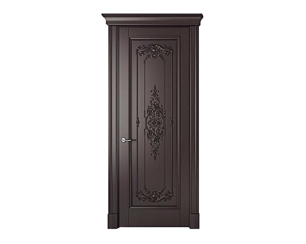 Classic European Style Hand Carved Wooden Door