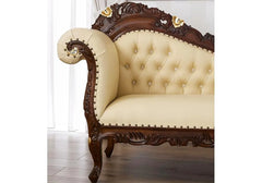 Premium Wood Made Luxury Look Chaise Lounge