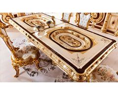 Royal and Classical Look Semerkant Dining Table Set