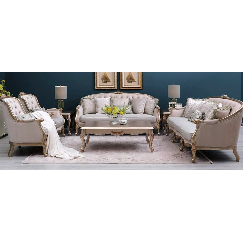 Luxury Design Traditional Quinton Carving Sofa Set