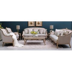 Luxury Design Traditional Quinton Carving Sofa Set