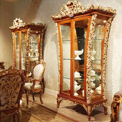 Luxury Royal Teak wood Vitrine