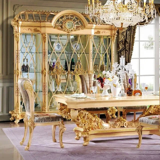 Royal Luxury Italian with Glass Doors Vitrine