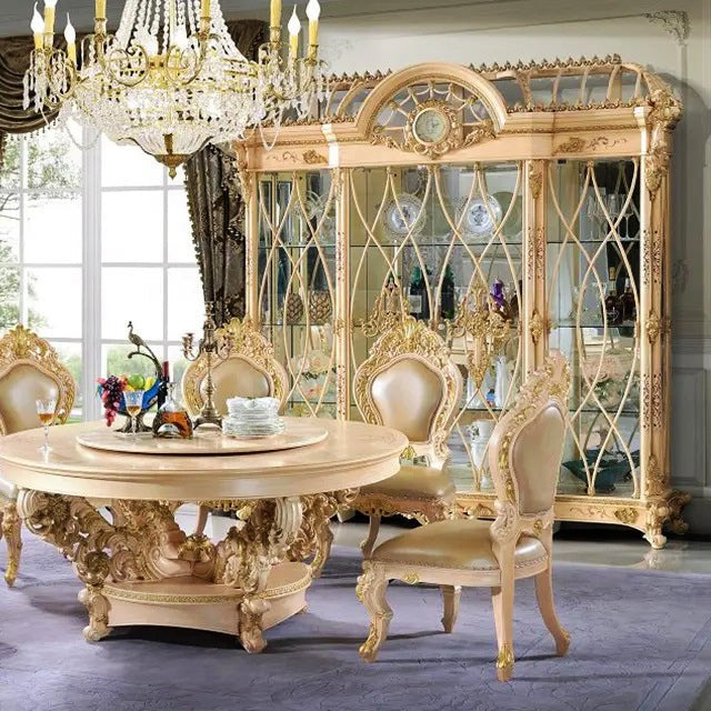 Royal Luxury Italian with Glass Doors Vitrine