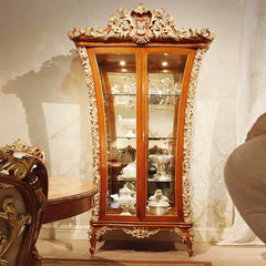 Luxury Royal Teak wood Vitrine