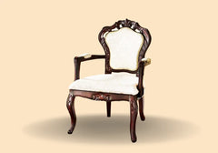 Luxury Style Wooden Hand Carving Royal Arm Chair