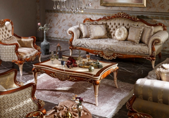 Classical Handcrafted Chester Style Sofa Set