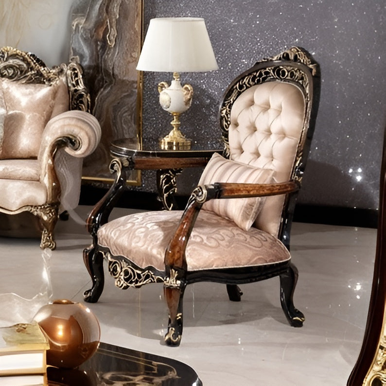 Handcrafted Teakwood Made Royal Balamir Sofa Set