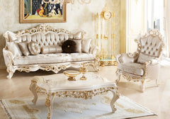 Handcrafted Classical Exquisite Royela Sofa Set