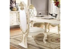 Luxurious Hand Carved Solid Wood Dining Table Set