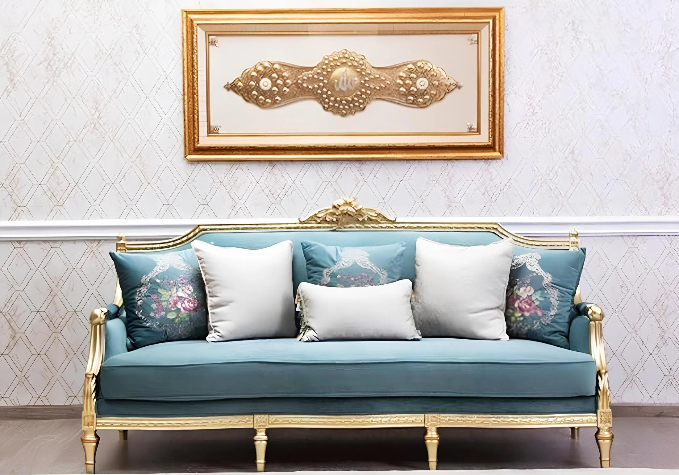 Royal Style Handmade Teakwood Sofa Set – Healsway